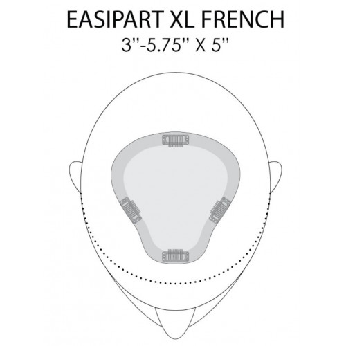 easiPart French XL Human Hair 8" by Jon Renau